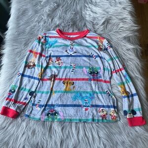 Disney Kids Pajama Set - Gray with Red Accents